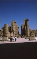 View of Karnak Temple through Hypostyle Hall, Luxor